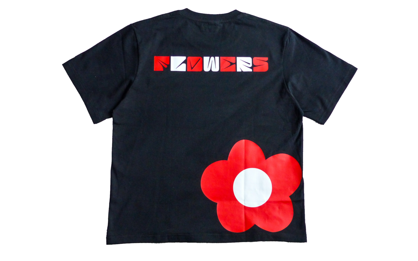 Flowers T-shirt Black