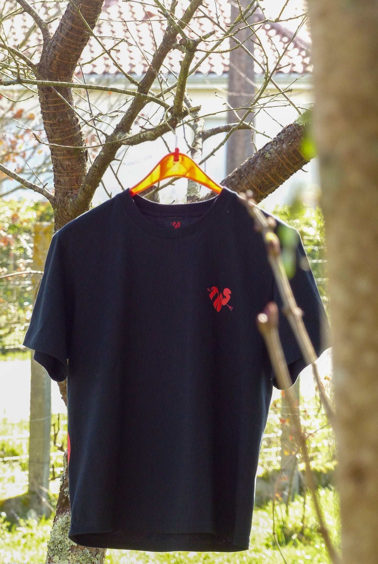 Flowers T-shirt Black